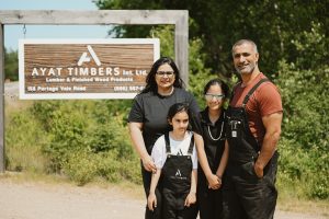 Rajni, Javed, Ayat and Haya Owners of Ayat Timbers