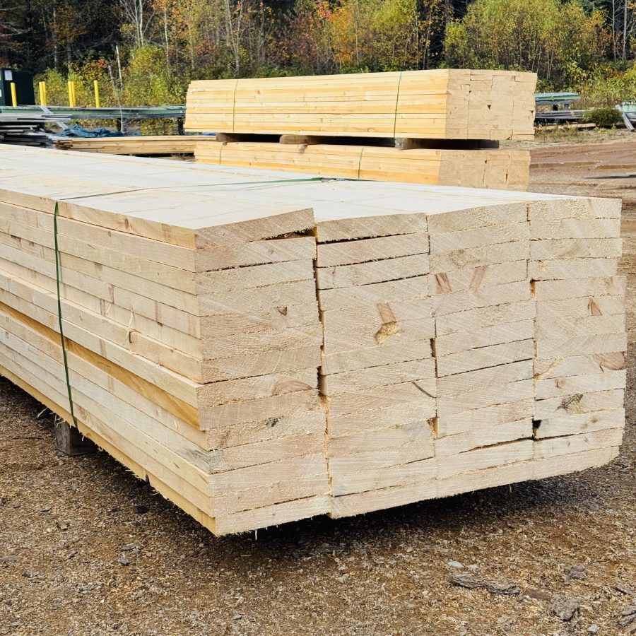 IMG_2109 Strapped bundles of kiln-dried pine lumber ready for export